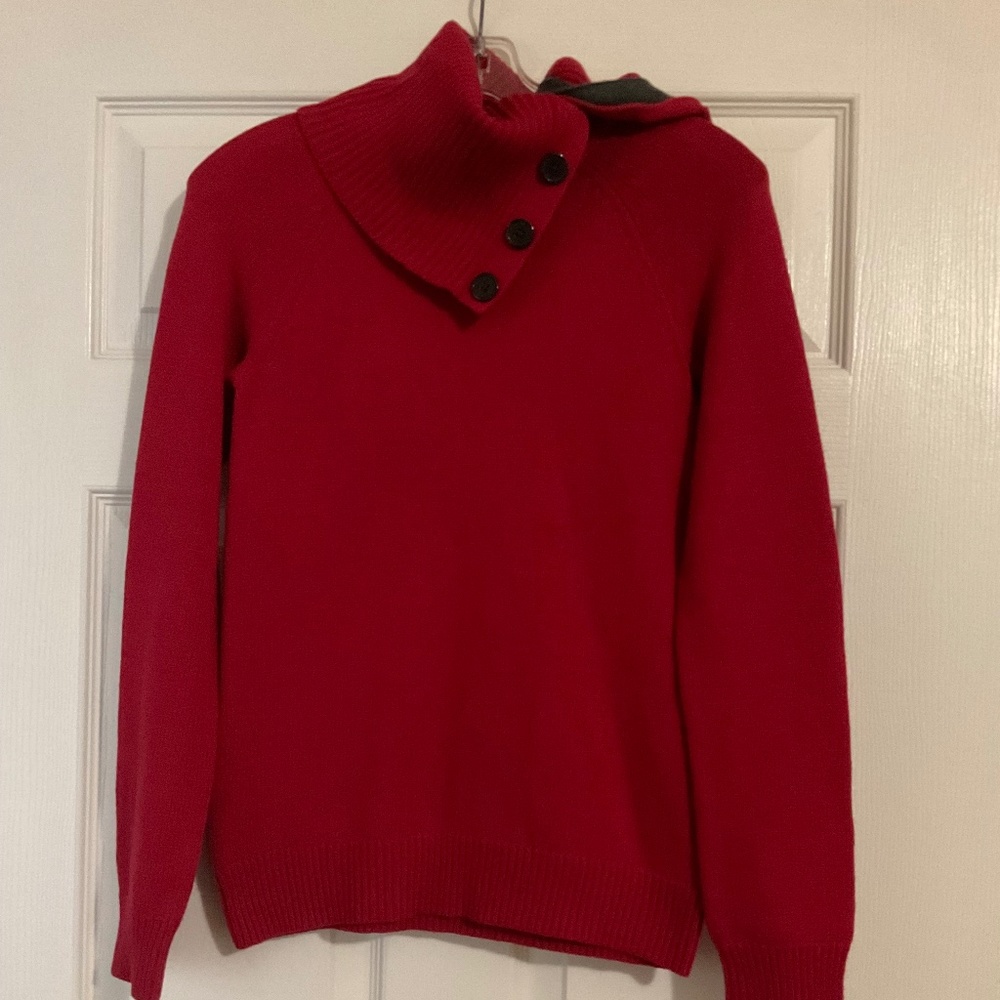 The Gap Red Turtleneck Sweater Size Small